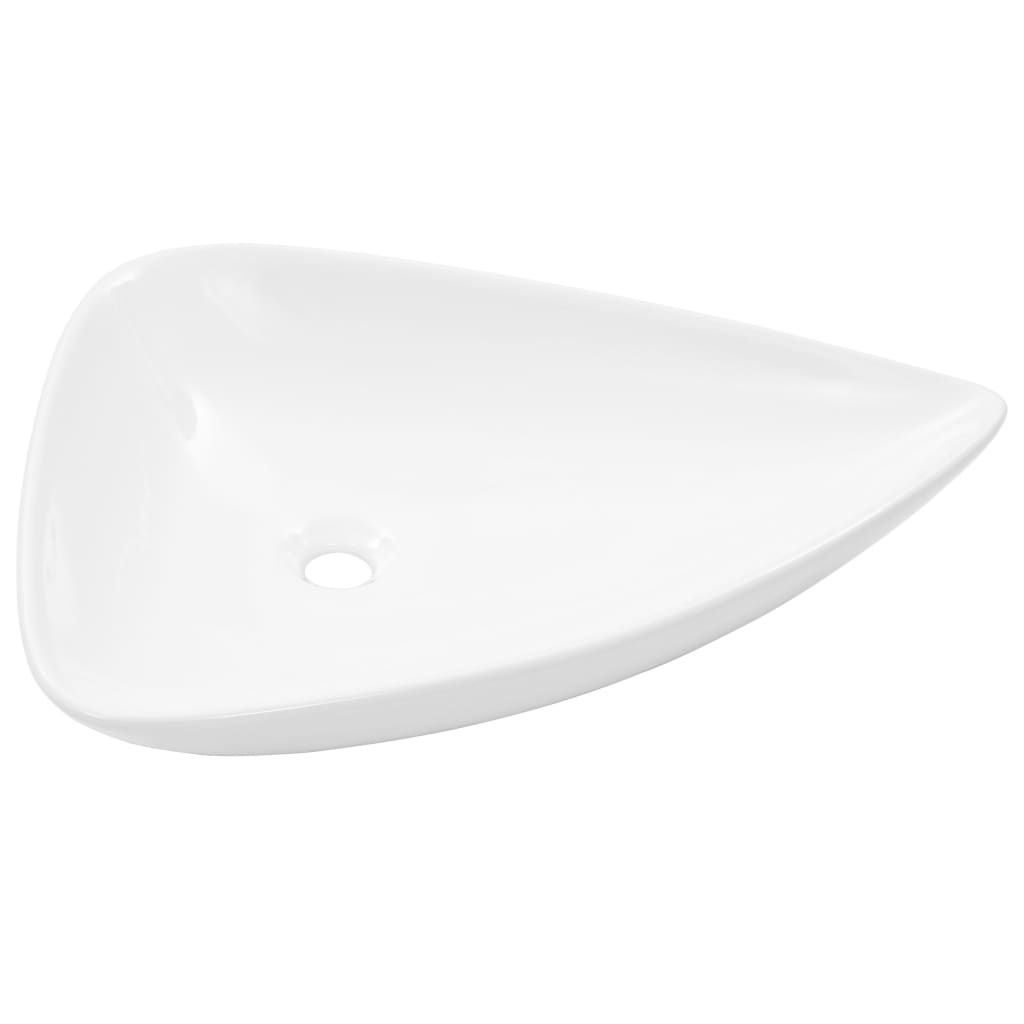 Basin Ceramic White Triangle 645x455x115 mm