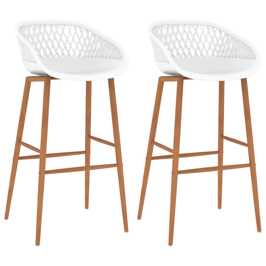 Bar Chairs 2 pcs White