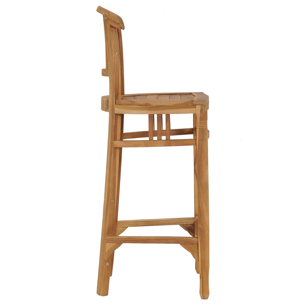 Bar Chair Solid Teak Wood