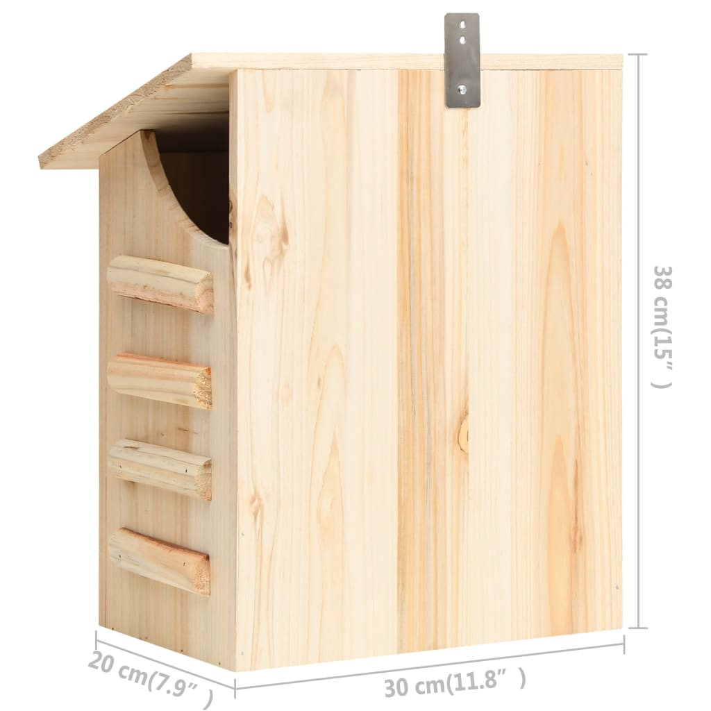 Bat House Solid Firwood 30x20x38 cm