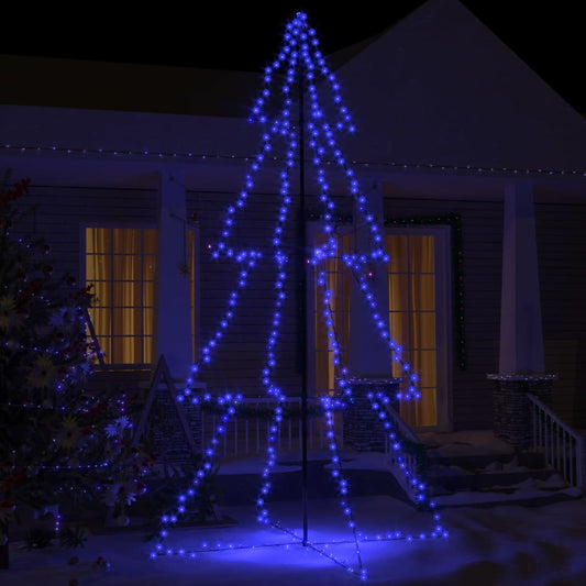 Christmas Cone Tree 360 LEDs Indoor and Outdoor 143x250 cm