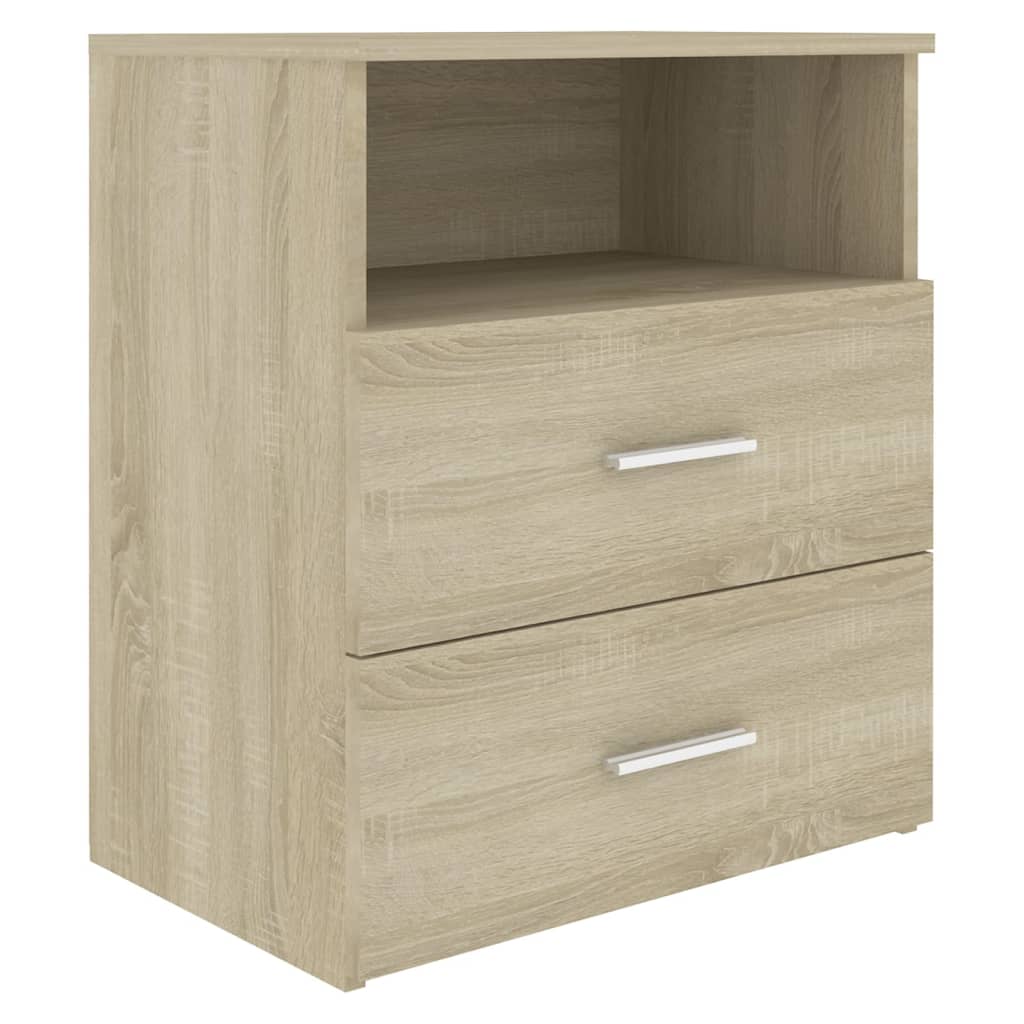 Bed Cabinet Sonoma Oak 50x32x60 cm