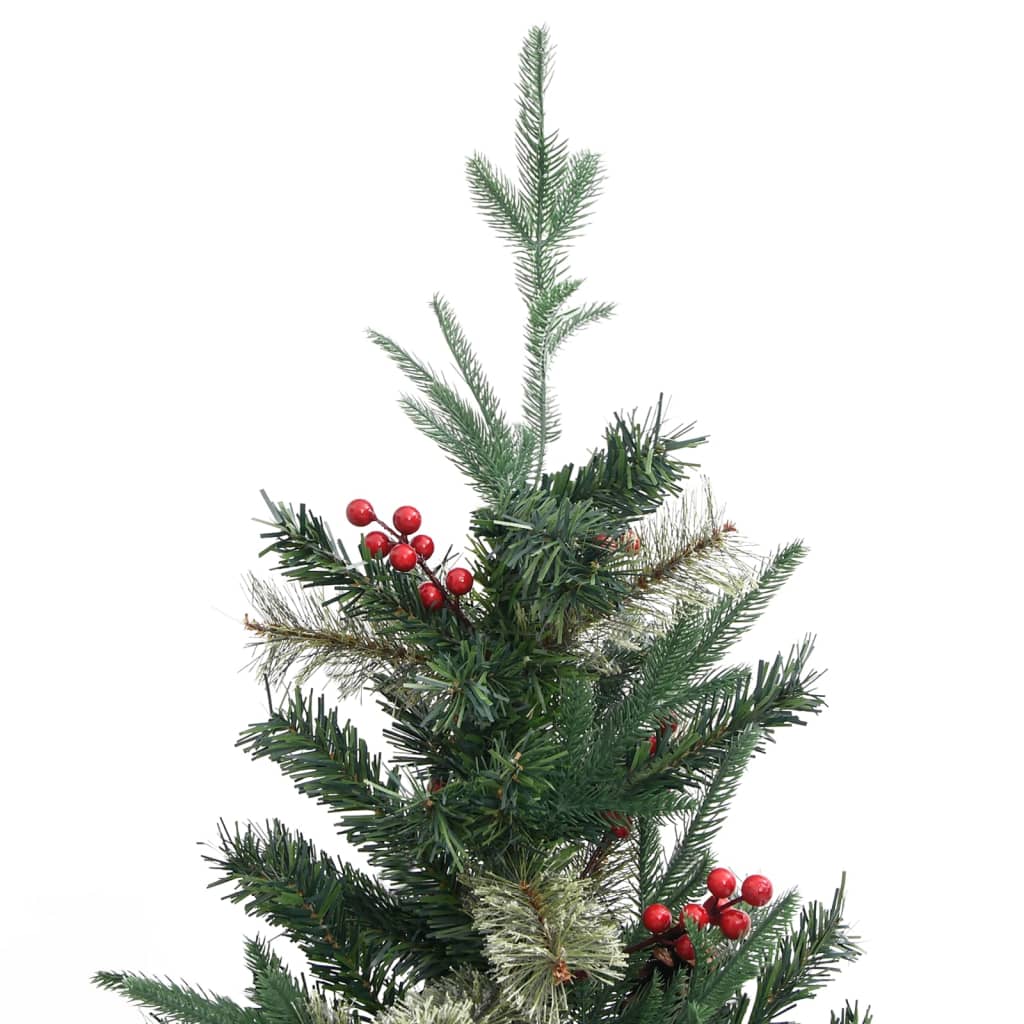 Christmas Tree with Pine Cones Green 150 cm PVC&PE