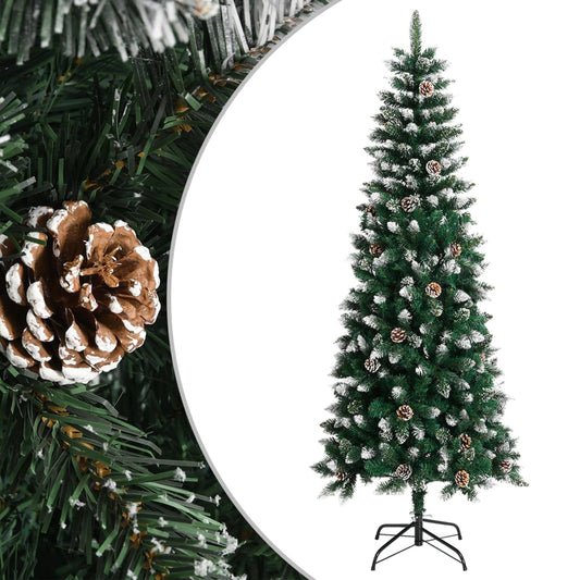 Artificial Christmas Tree with Stand Green 210 cm PVC