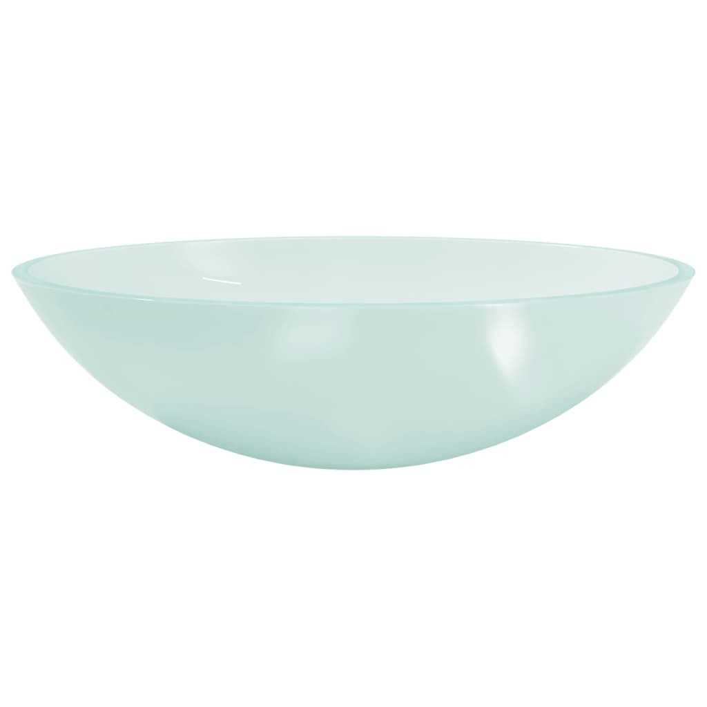 Basin Glass 50x37x14 cm Frosted