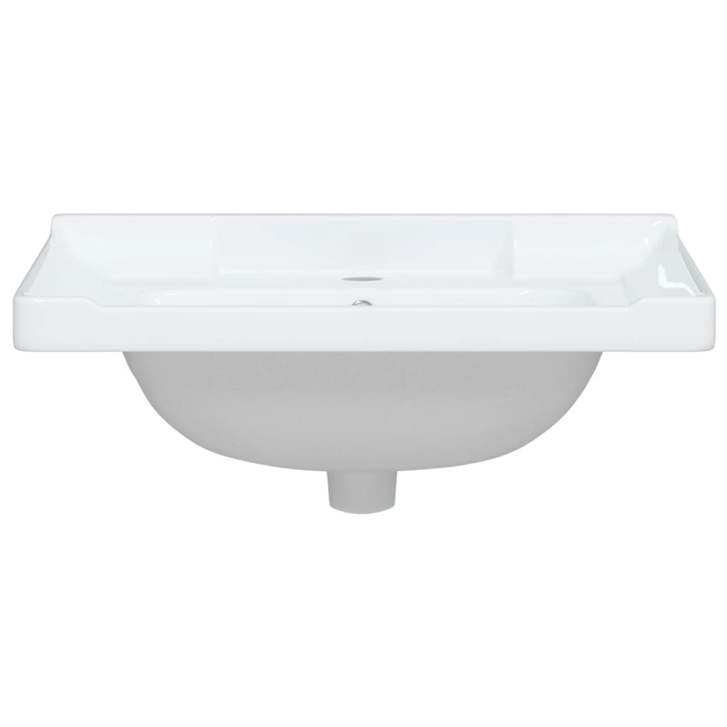 Bathroom Sink White 61x48x23 cm Rectangular Ceramic