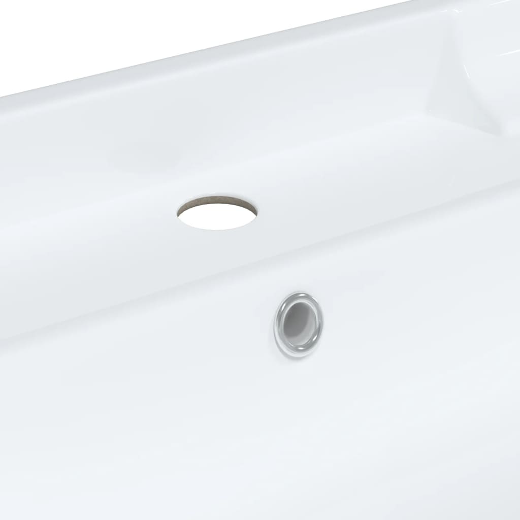 Bathroom Sink White 61x48x23 cm Rectangular Ceramic