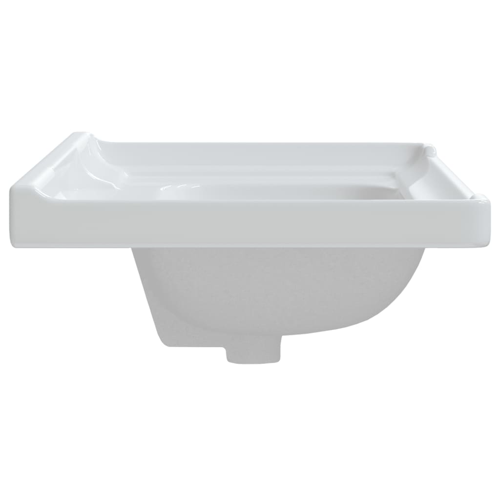 Bathroom Sink White 71x48x23 cm Rectangular Ceramic