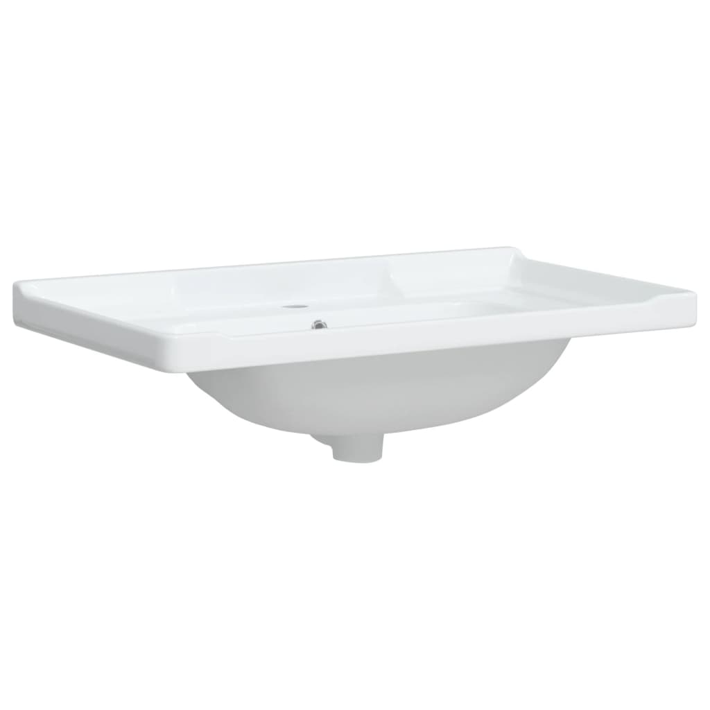 Bathroom Sink White 81x48x23 cm Rectangular Ceramic