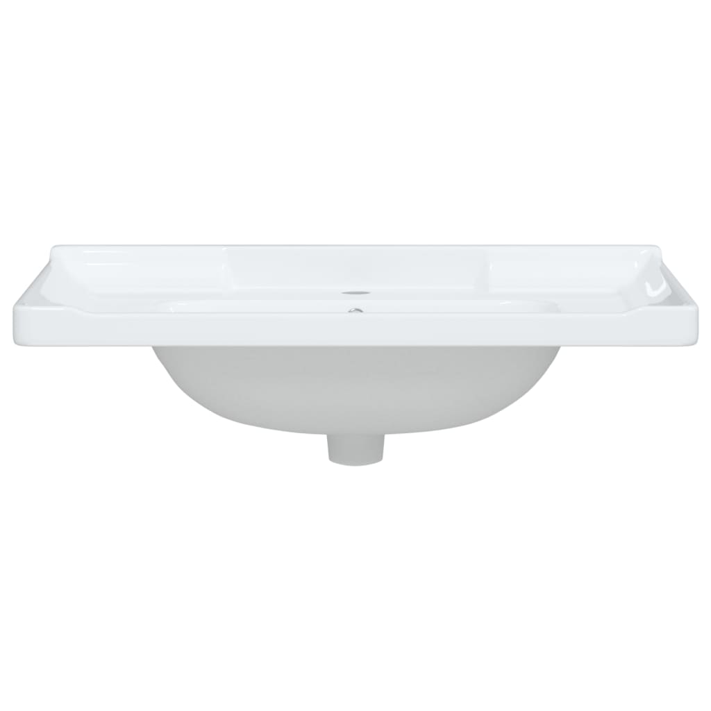 Bathroom Sink White 81x48x23 cm Rectangular Ceramic