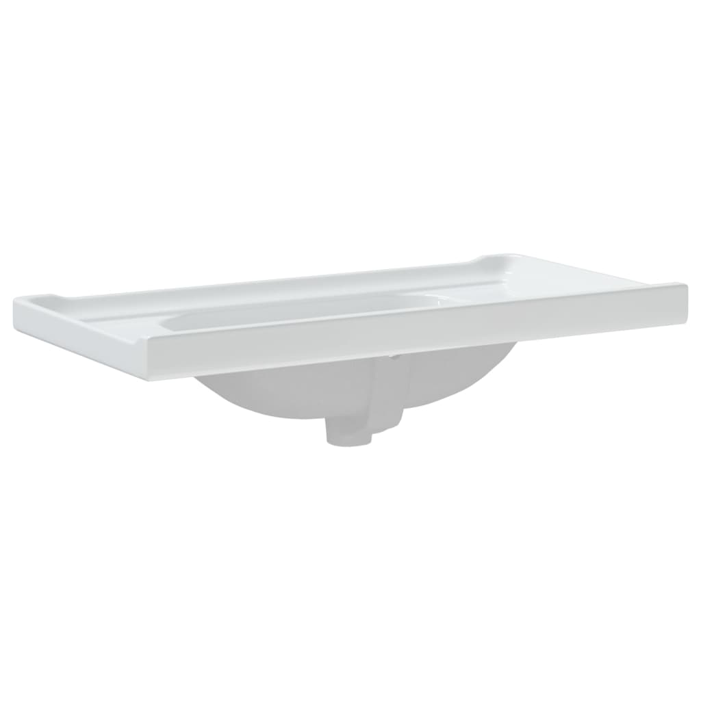 Bathroom Sink White 91.5x48x23 cm Rectangular Ceramic