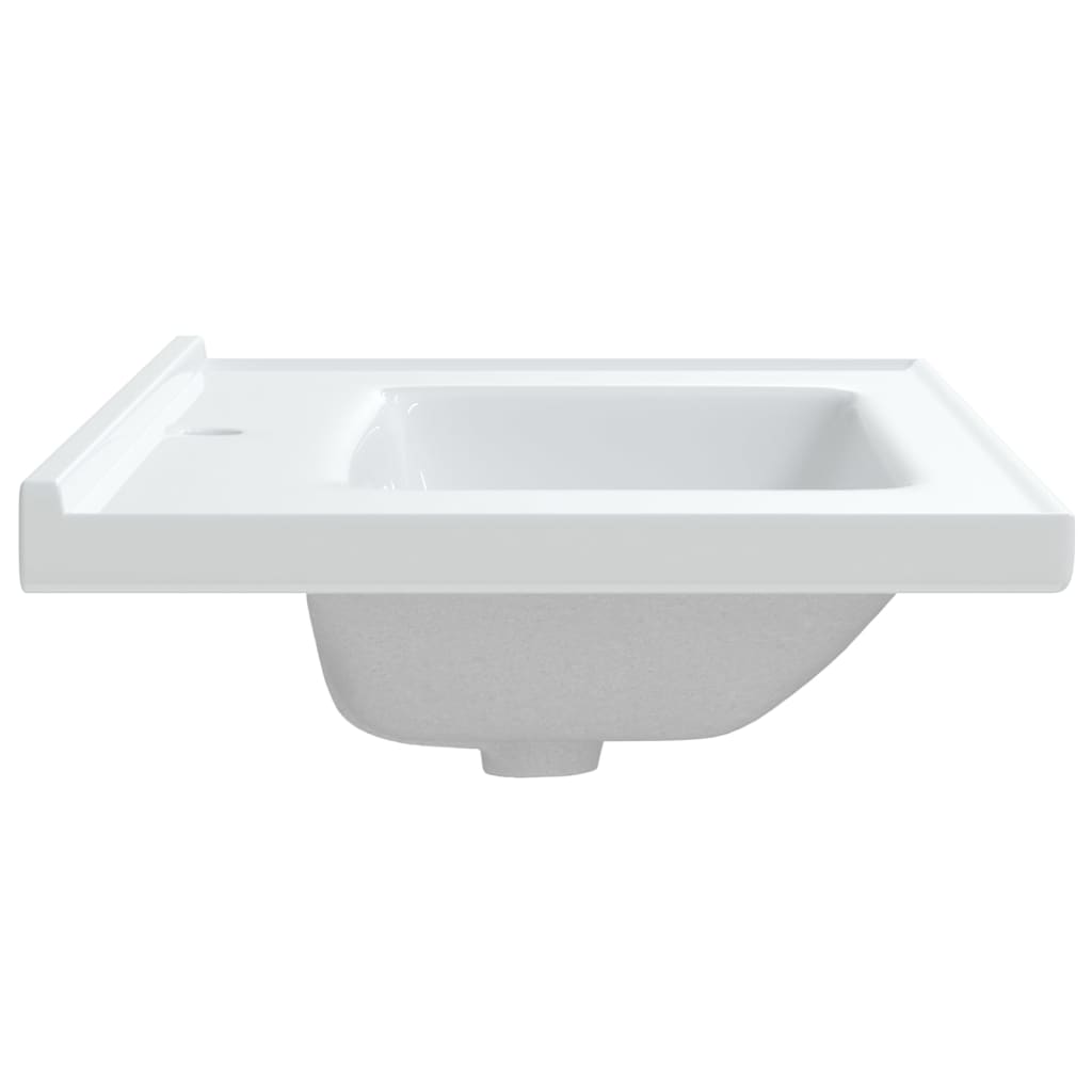 Bathroom Sink White 71x48x19.5 cm Rectangular Ceramic