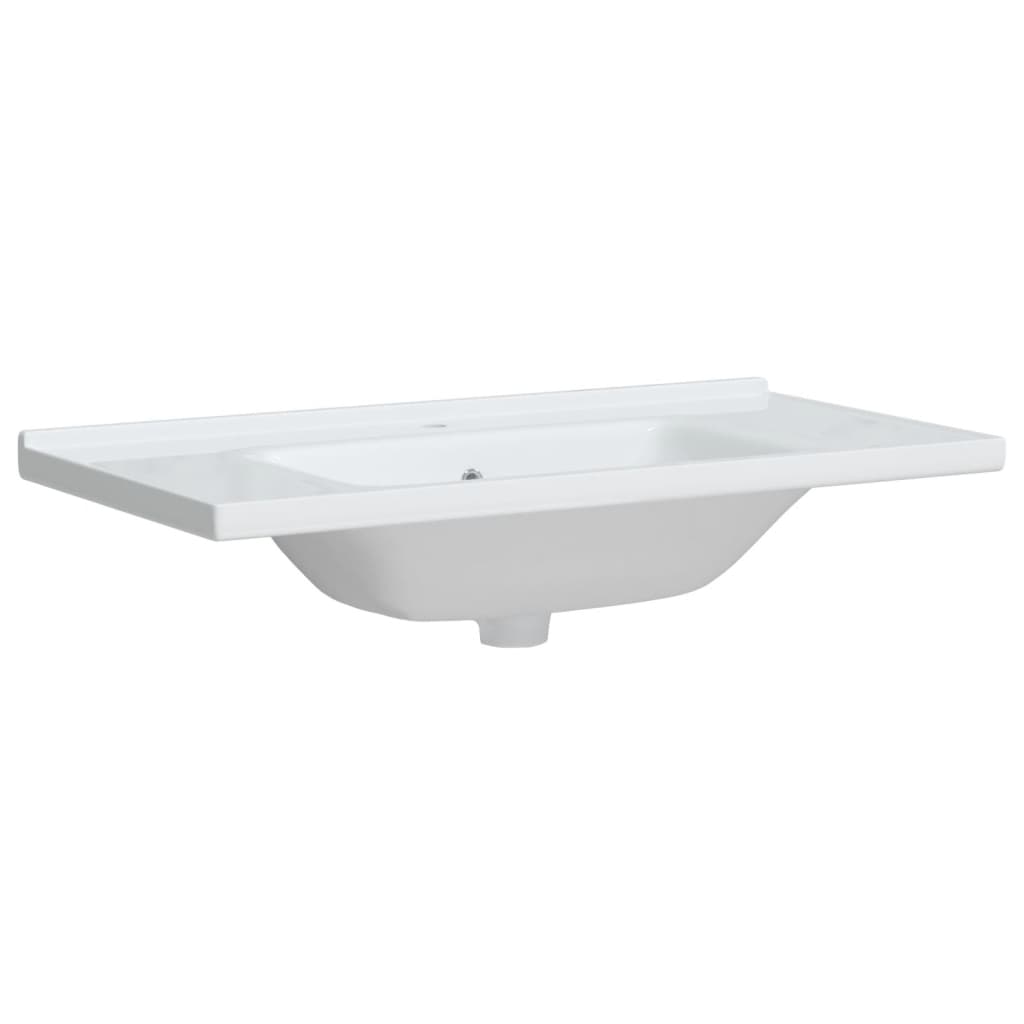 Bathroom Sink White 91.5x48x19.5 cm Rectangular Ceramic