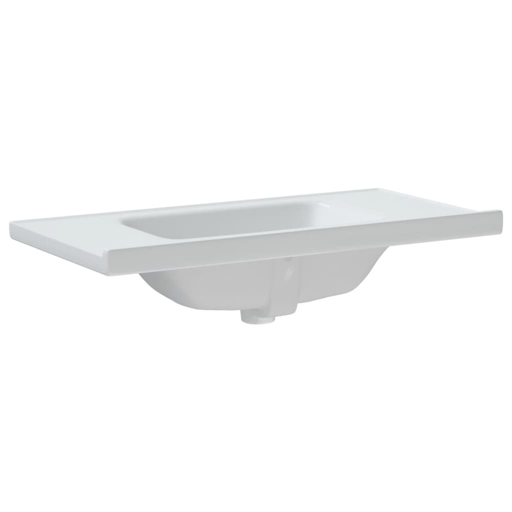 Bathroom Sink White 91.5x48x19.5 cm Rectangular Ceramic