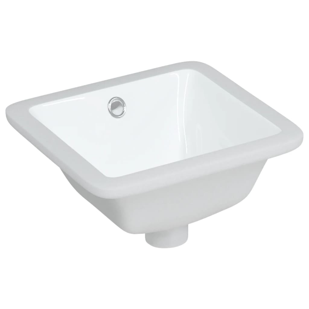 Bathroom Sink White 30.5x27x14 cm Rectangular Ceramic