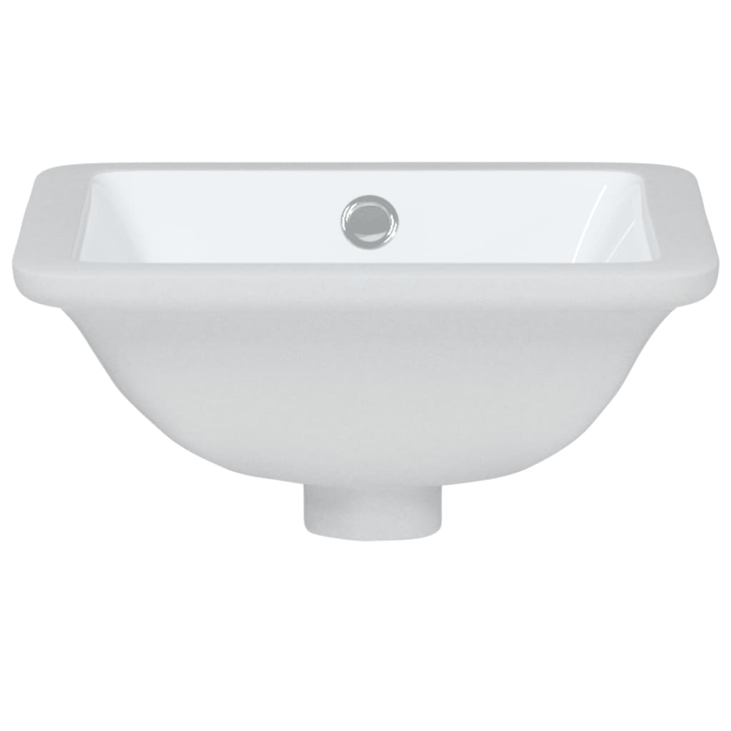 Bathroom Sink White 30.5x27x14 cm Rectangular Ceramic