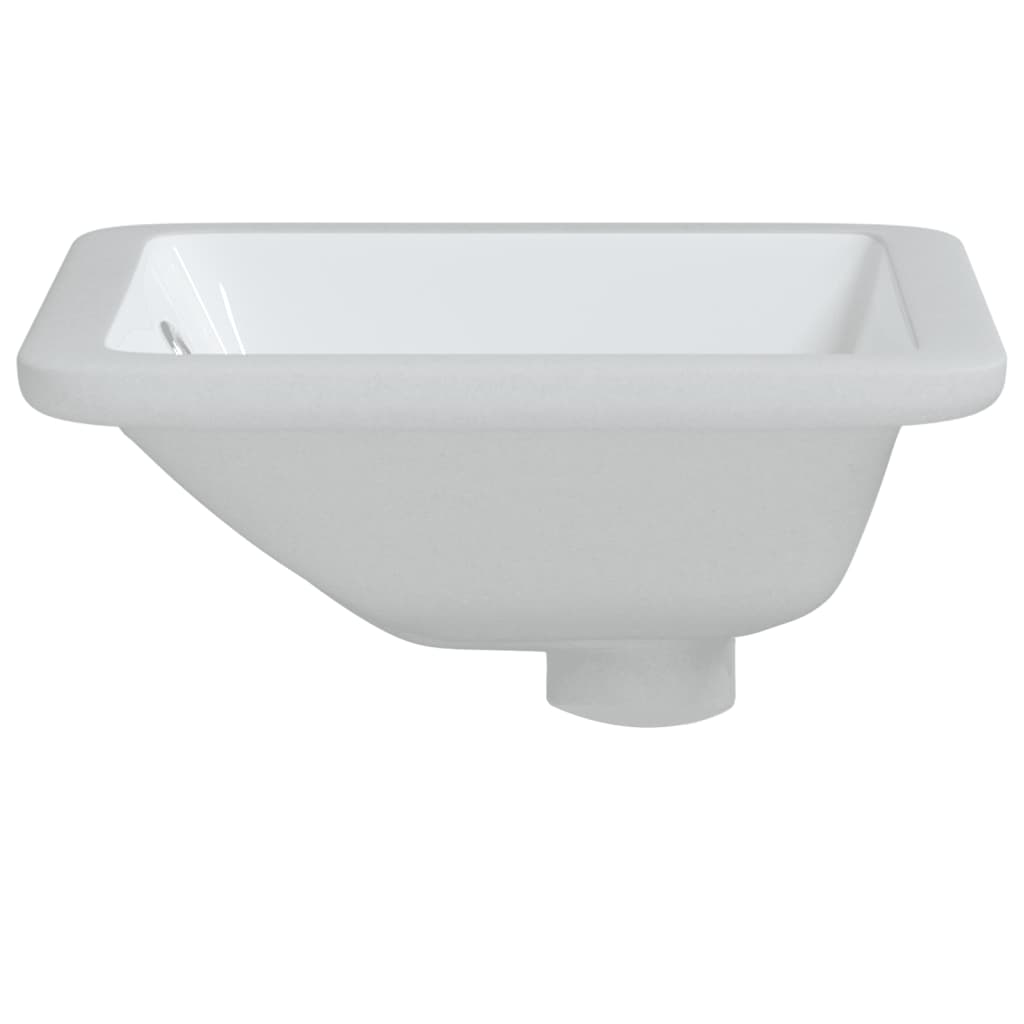 Bathroom Sink White 30.5x27x14 cm Rectangular Ceramic