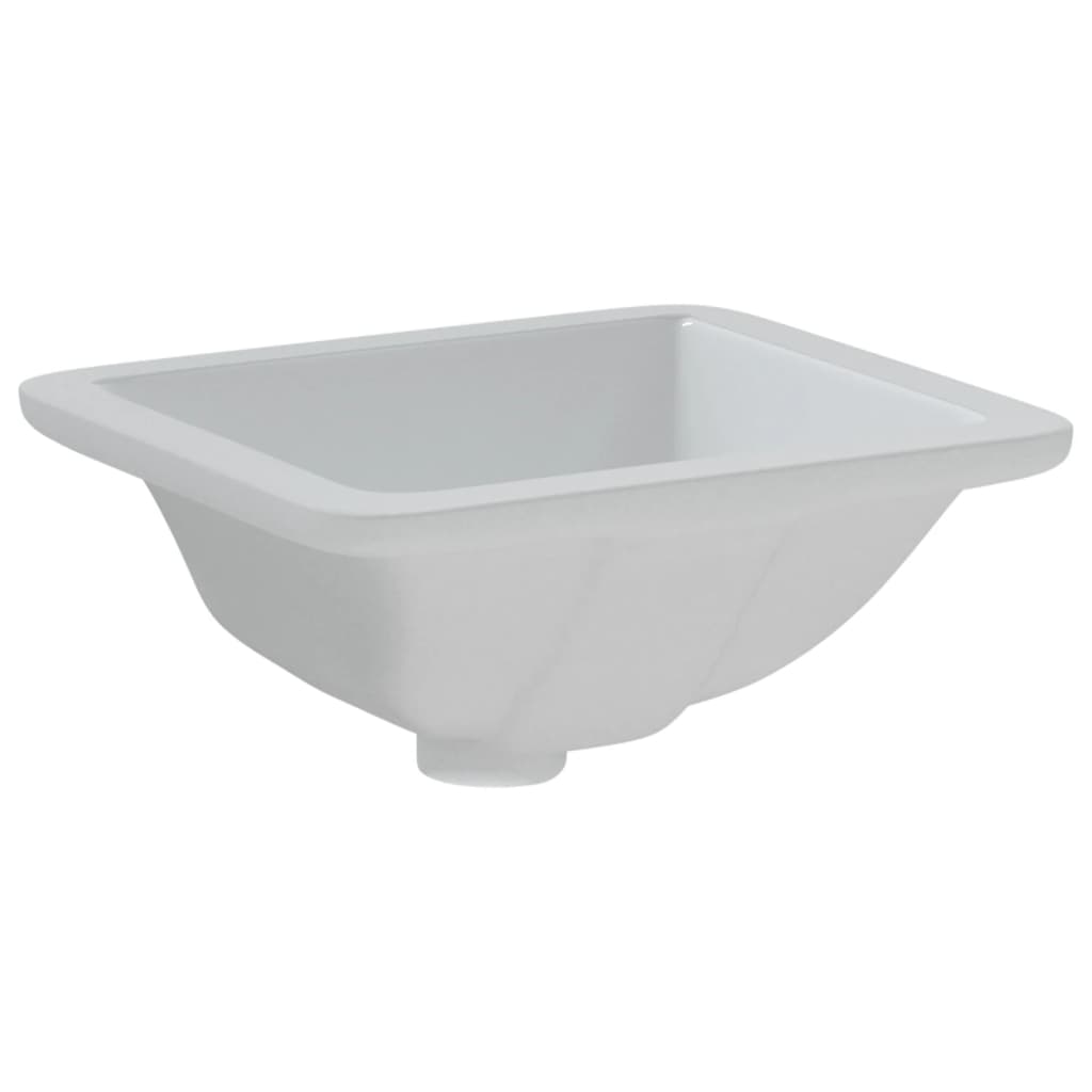 Bathroom Sink White 30.5x27x14 cm Rectangular Ceramic