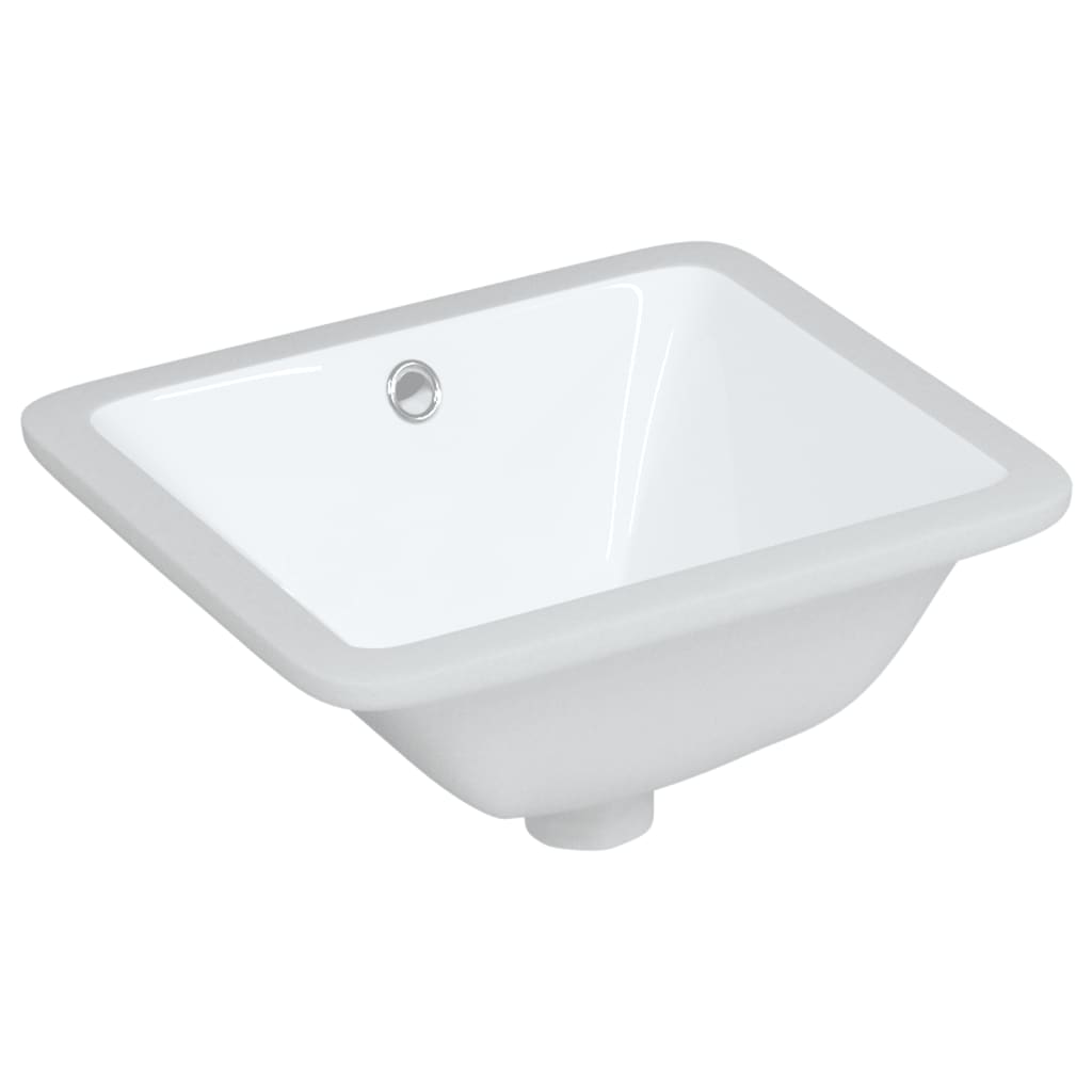 Bathroom Sink White 36.5x32x15.5 cm Rectangular Ceramic