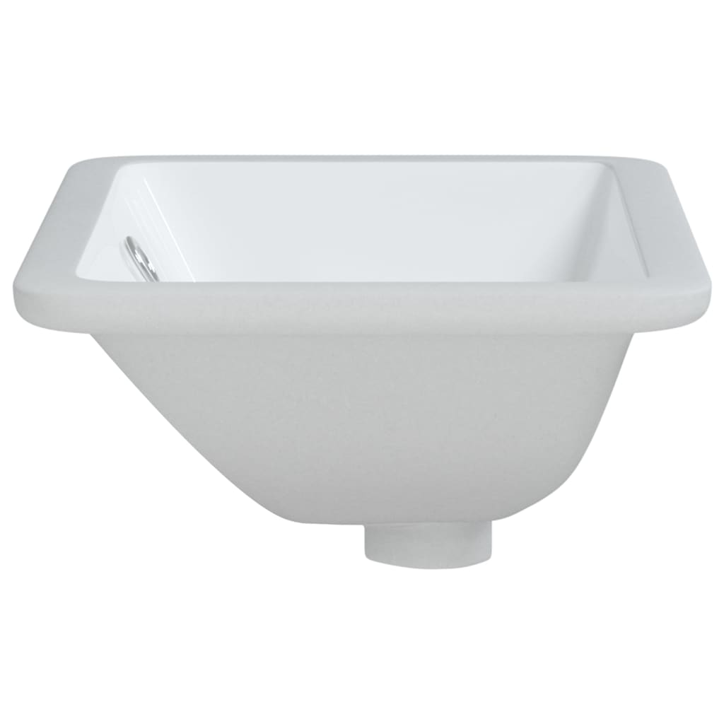 Bathroom Sink White 47.5x35x19.5 cm Rectangular Ceramic