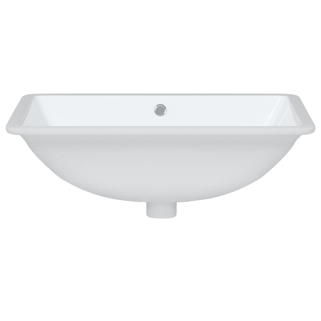 Bathroom Sink White 60x40x21 cm Rectangular Ceramic