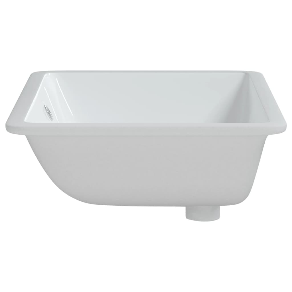 Bathroom Sink White 60x40x21 cm Rectangular Ceramic