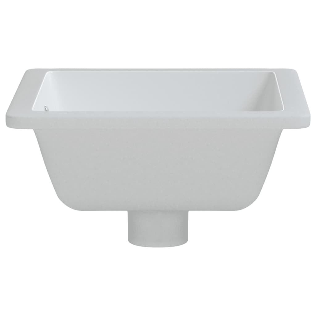 Bathroom Sink White 36x31.5x16.5 cm Rectangular Ceramic