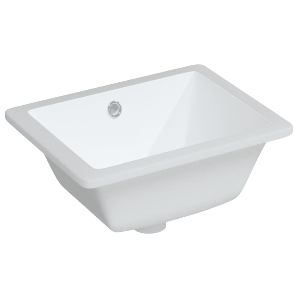 Bathroom Sink White 39x30x18.5 cm Rectangular Ceramic