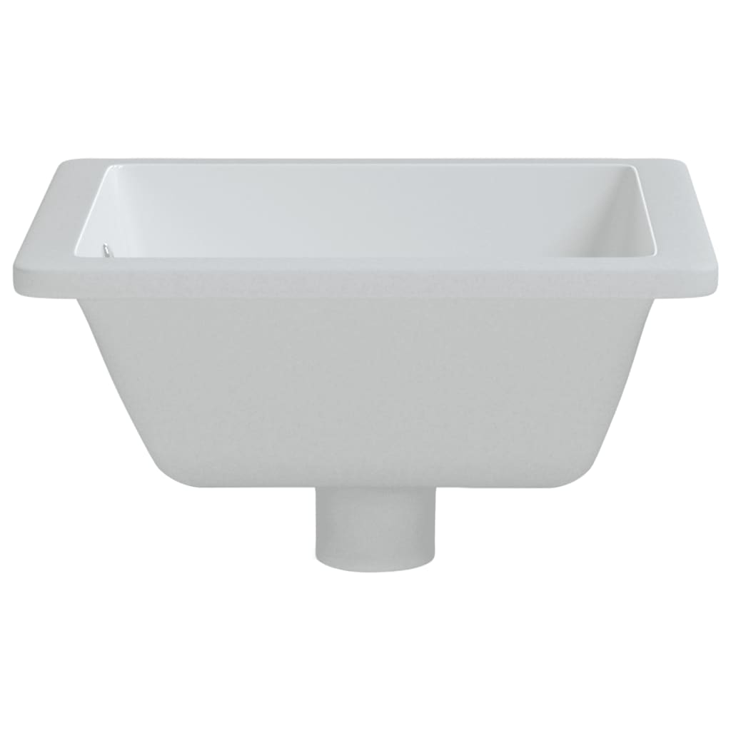 Bathroom Sink White 39x30x18.5 cm Rectangular Ceramic