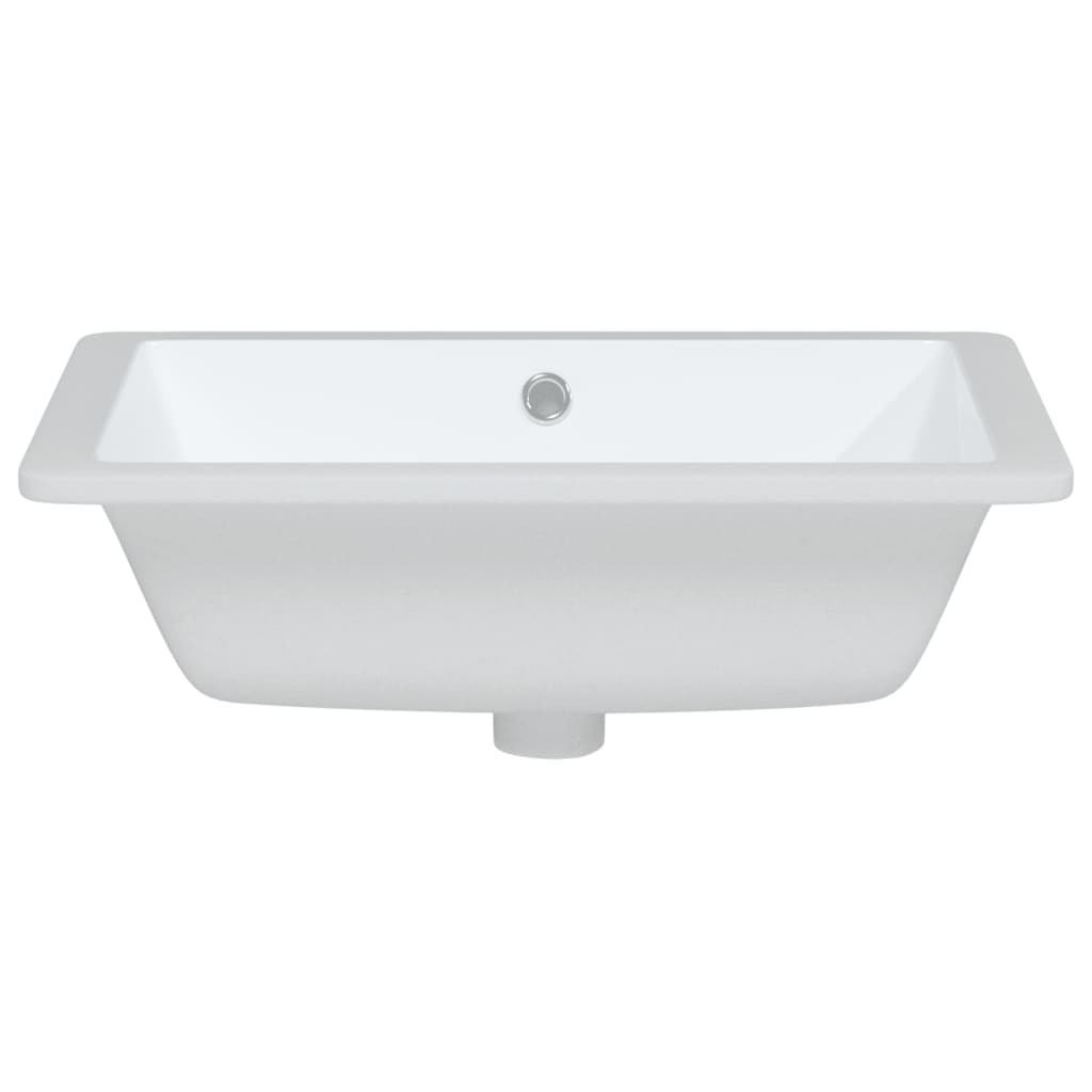 Bathroom Sink White 50x40.5x18.5 cm Rectangular Ceramic