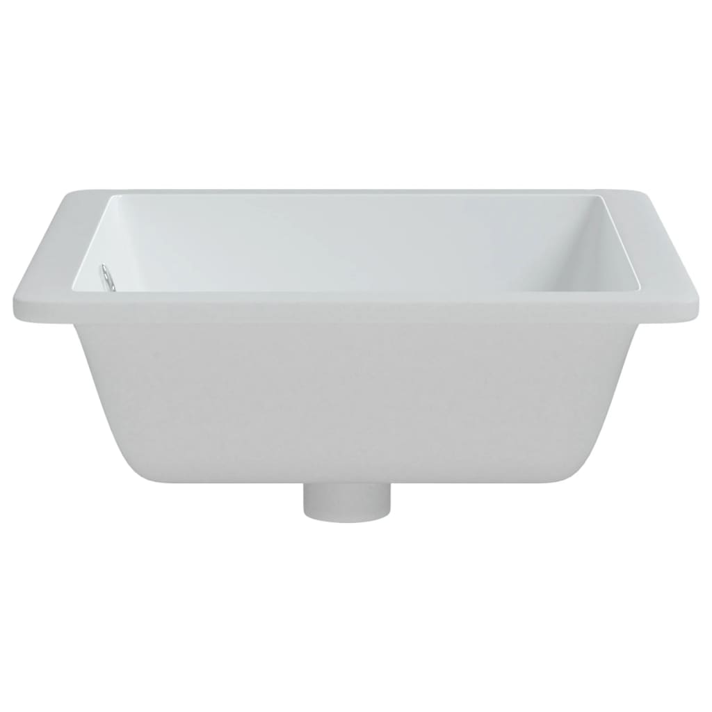 Bathroom Sink White 50x40.5x18.5 cm Rectangular Ceramic