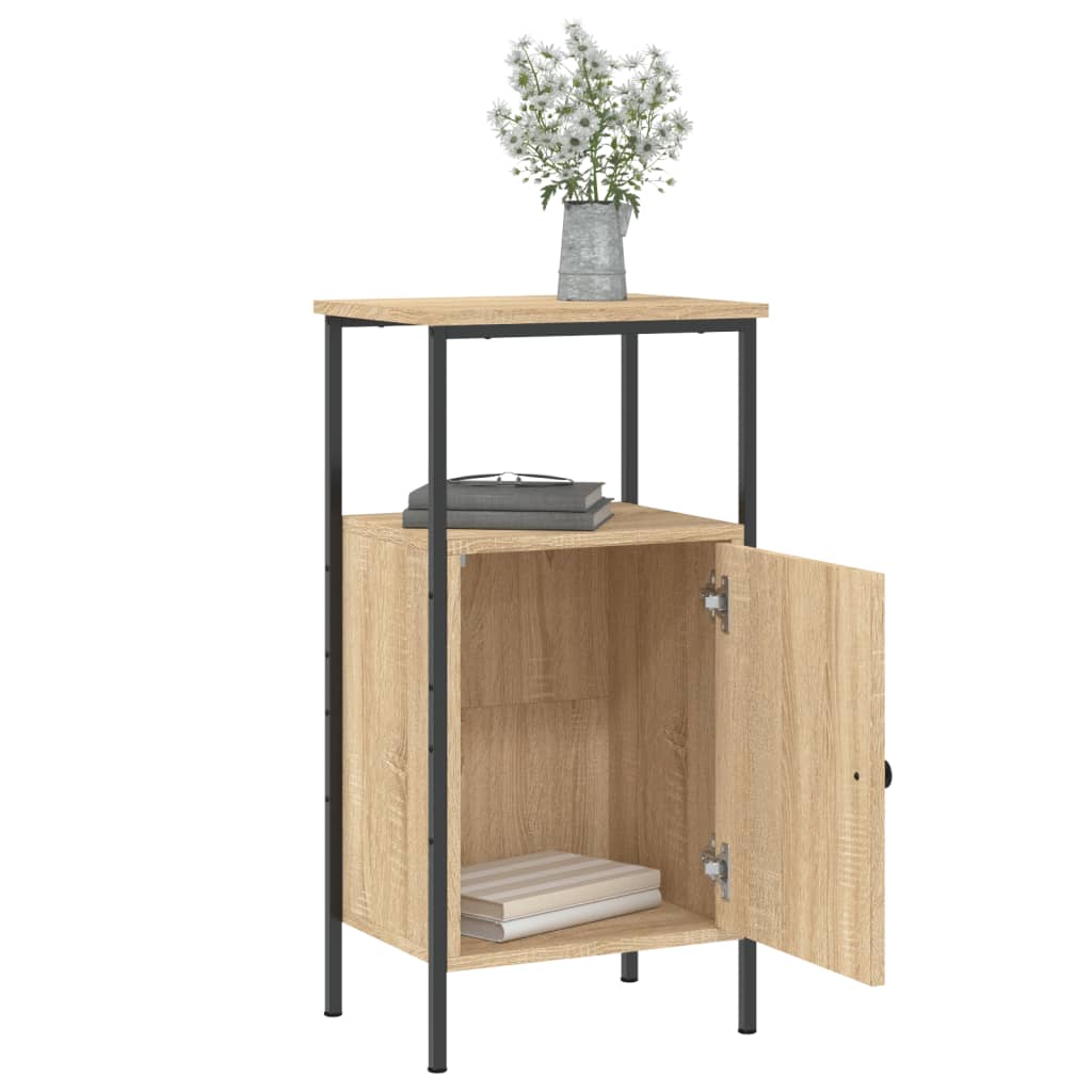 Bedside Cabinets 2 pcs Sonoma Oak 41x31x80 cm Engineered Wood