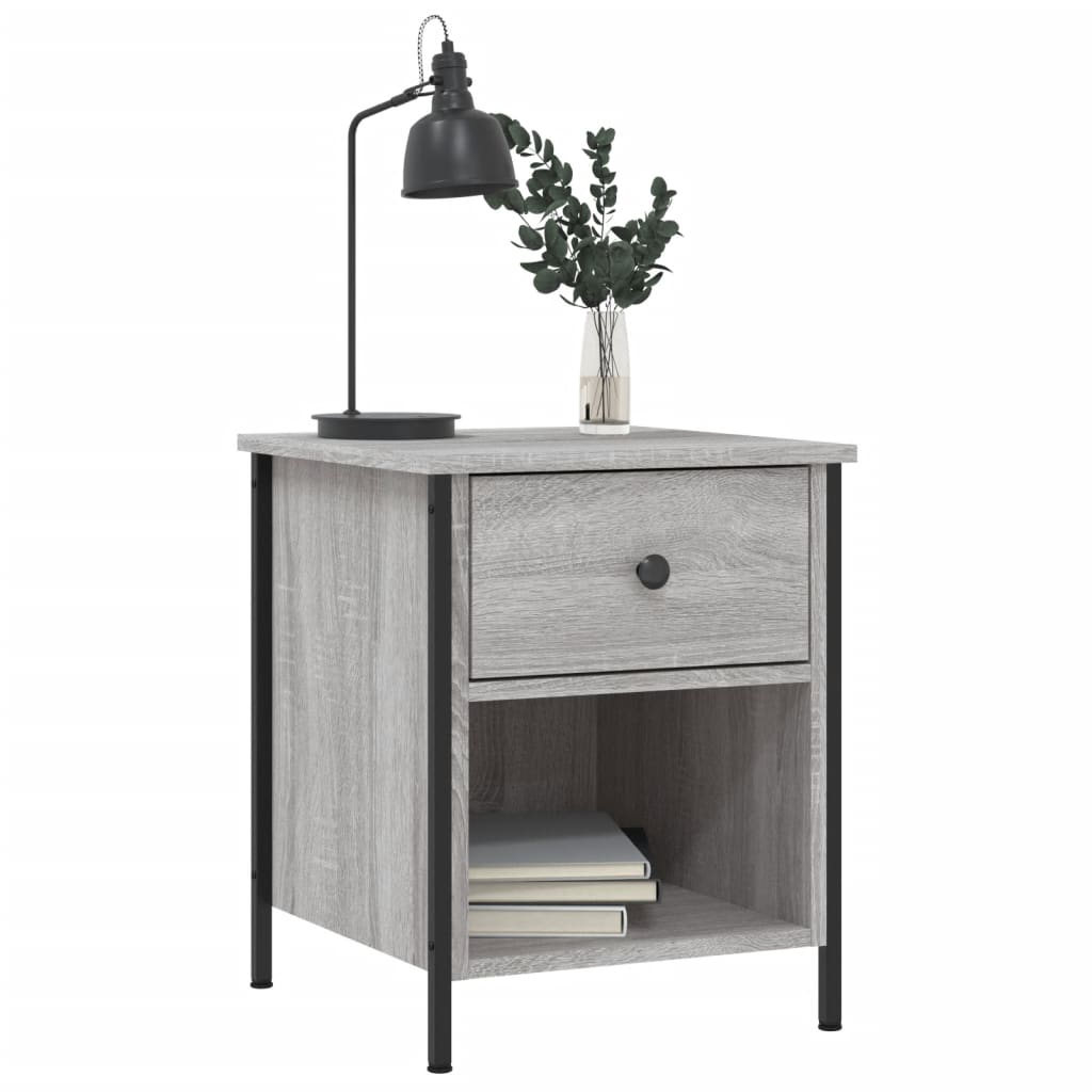 Bedside Cabinets 2 pcs Grey Sonoma 40x42x50 cm Engineered Wood