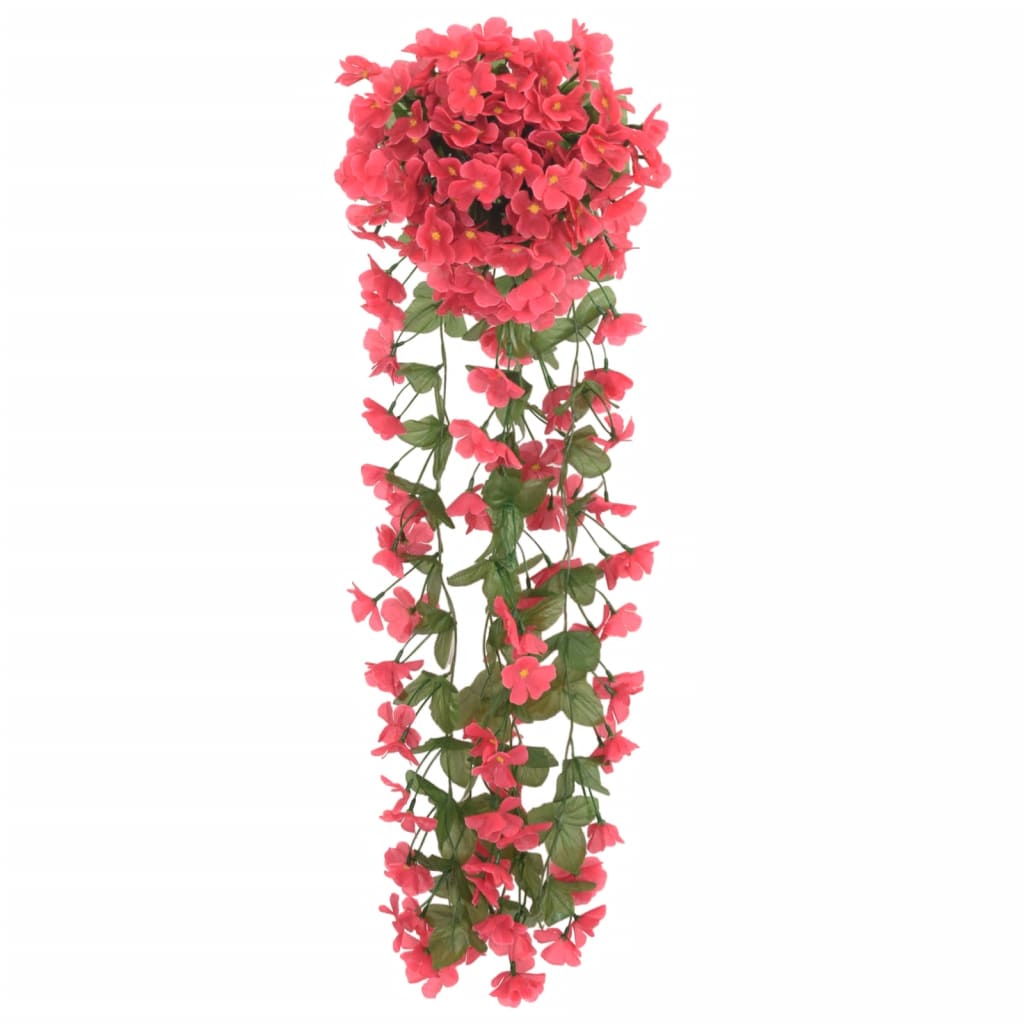 Christmas Flower Garlands 3 pcs Rose 85 cm