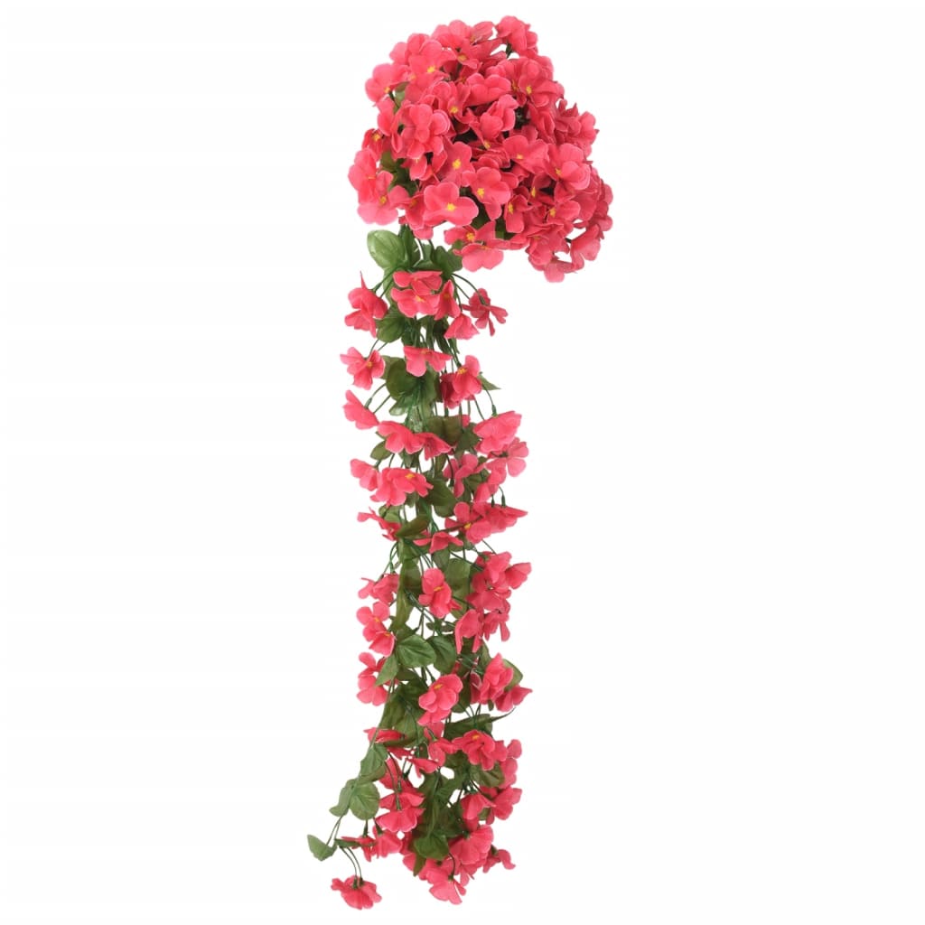 Christmas Flower Garlands 3 pcs Rose 85 cm