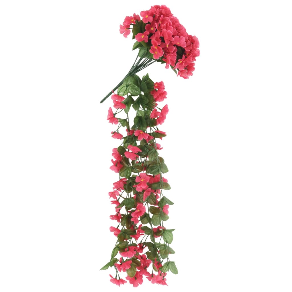 Christmas Flower Garlands 3 pcs Rose 85 cm