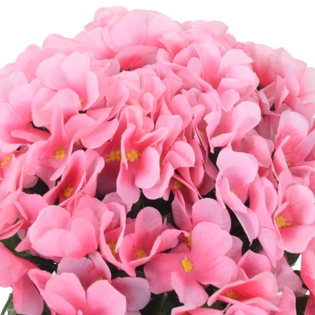 Christmas Flower Garlands 3 pcs Pink 85 cm