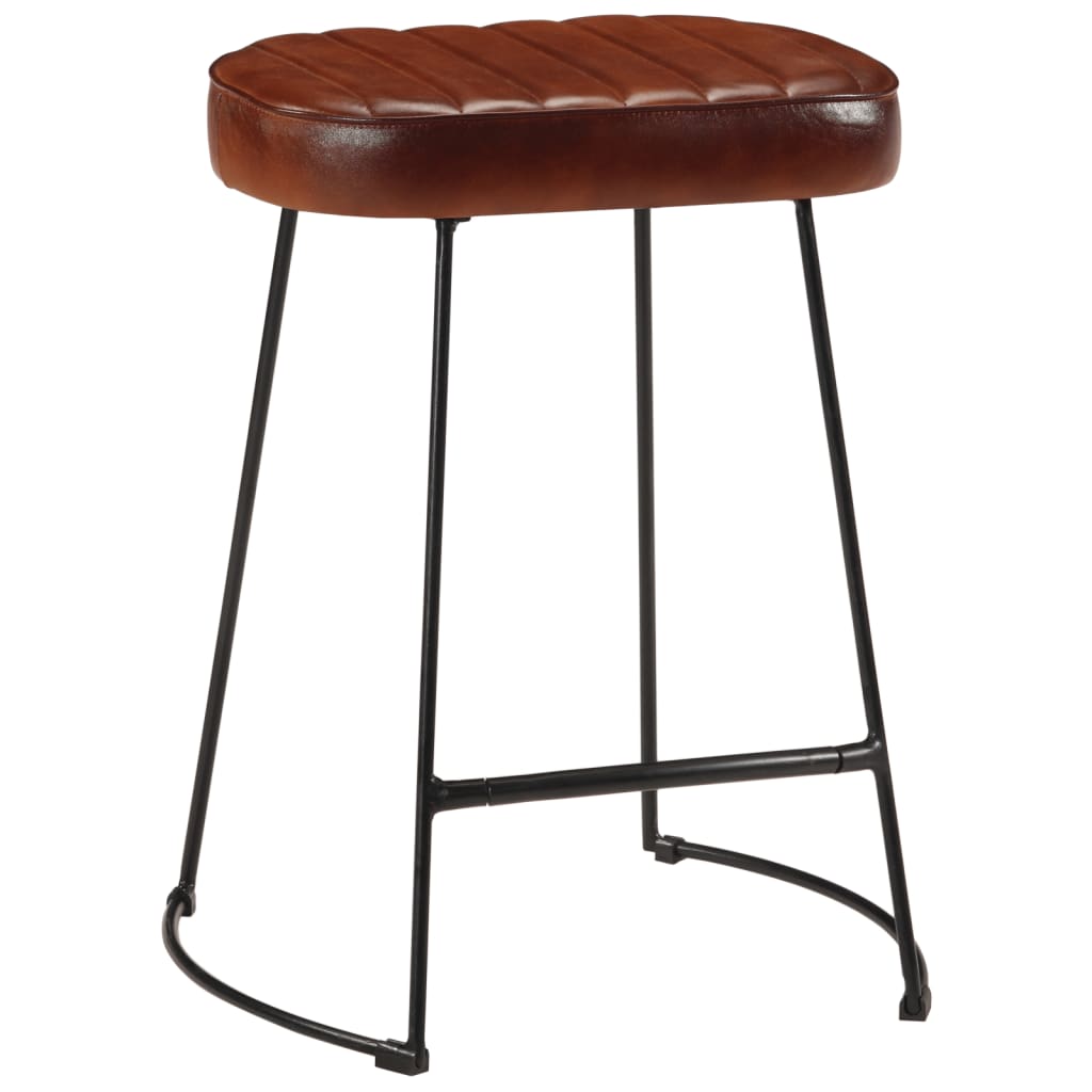 Bar Stools 2 pcs Dark Brown 40x29.5x53 cm