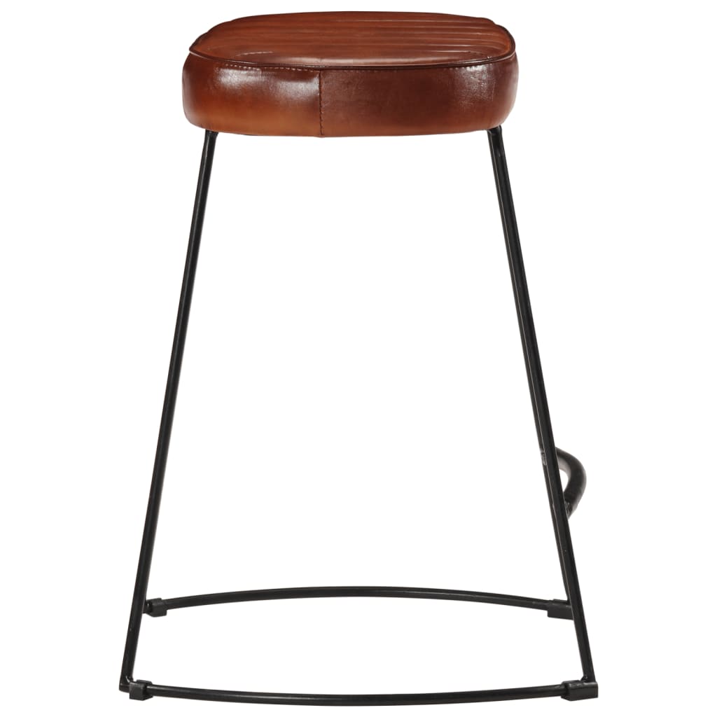 Bar Stools 2 pcs Dark Brown 40x29.5x53 cm