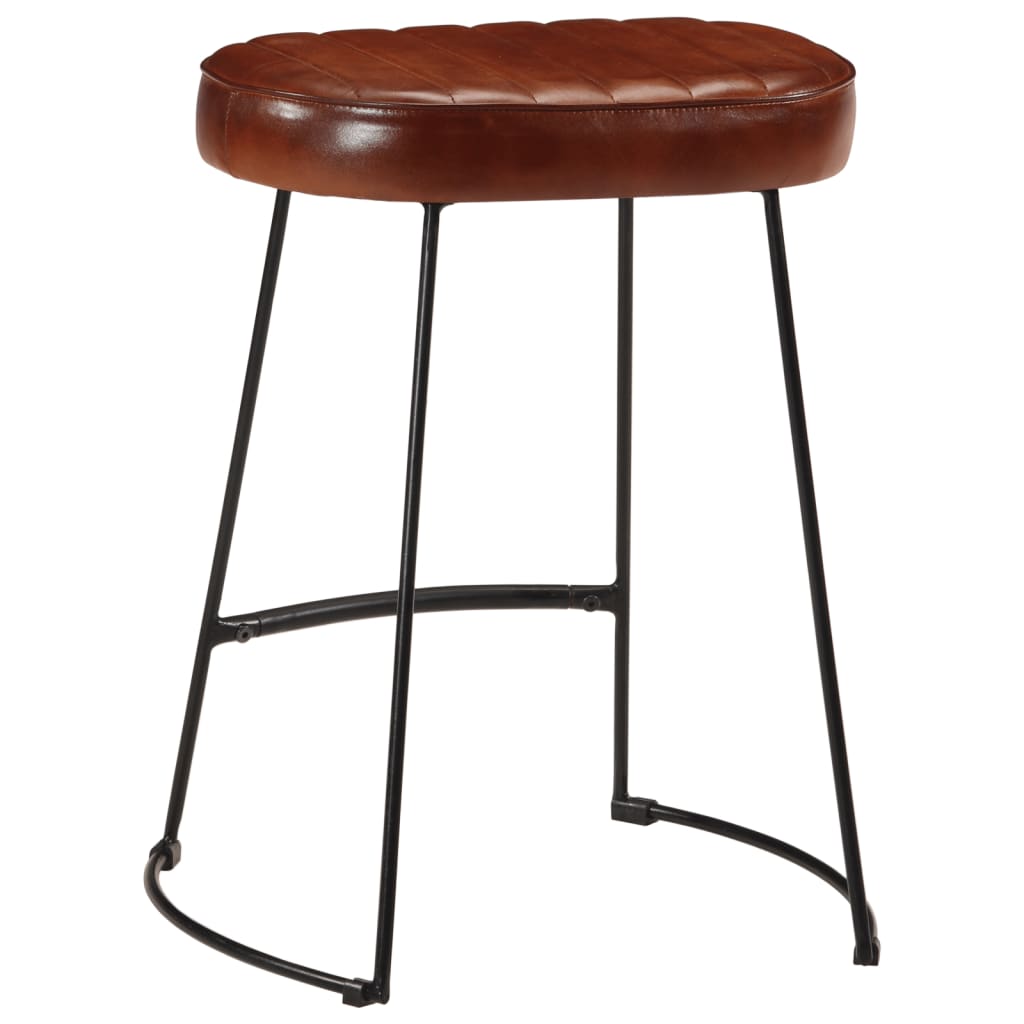 Bar Stools 2 pcs Dark Brown 40x29.5x53 cm