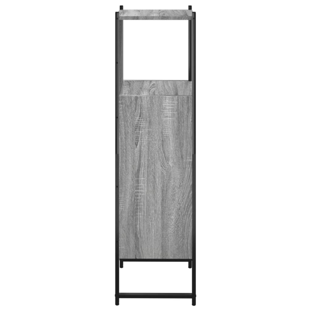 Bathroom Cabinet Grey Sonoma 33x33x120.5 cm Engineered Wood