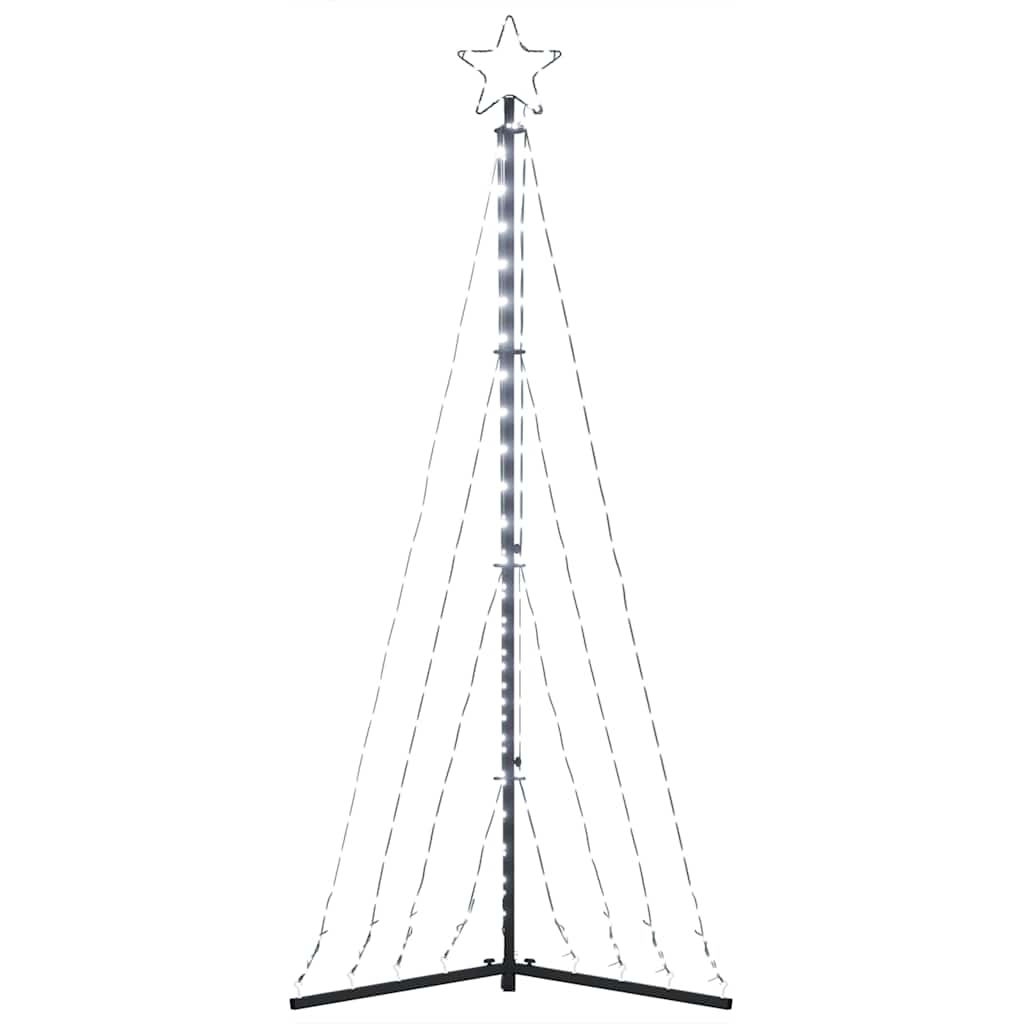 LED Christmas Tree 339 LEDs Cold White 182 cm