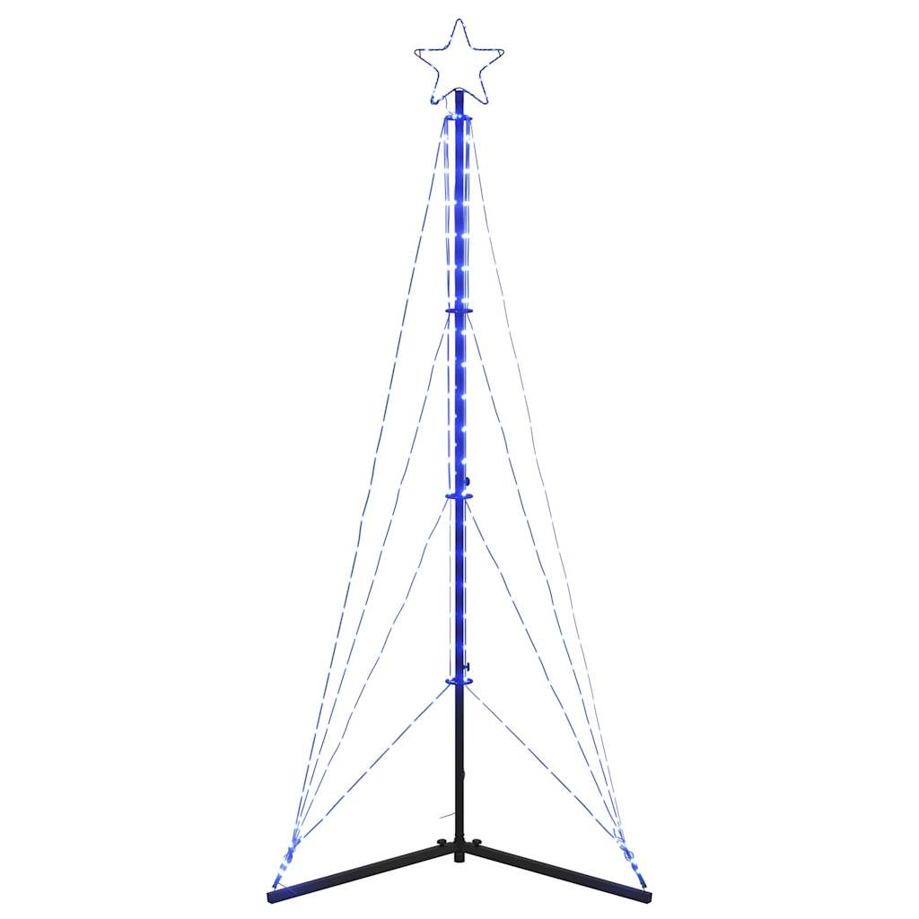 LED Christmas Tree 363 LEDs Blue 182 cm