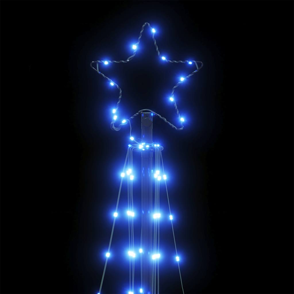 LED Christmas Tree 363 LEDs Blue 182 cm