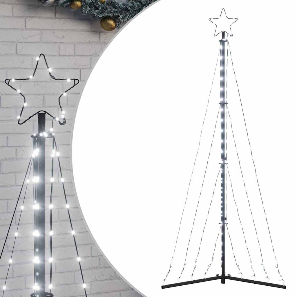 LED Christmas Tree 339 LEDs Cold White 187 cm