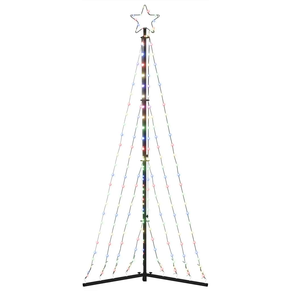 LED Christmas Tree 339 LEDs Colorful 187 cm