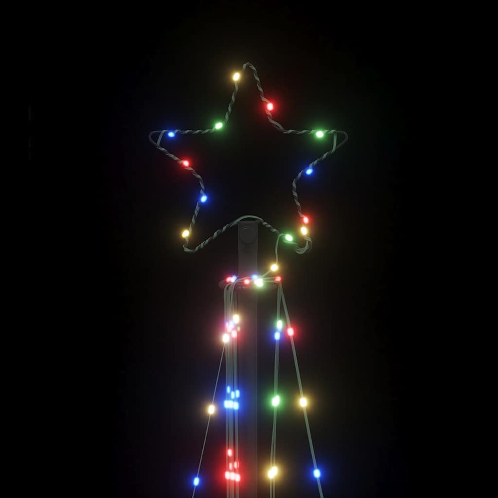 LED Christmas Tree 339 LEDs Colorful 187 cm