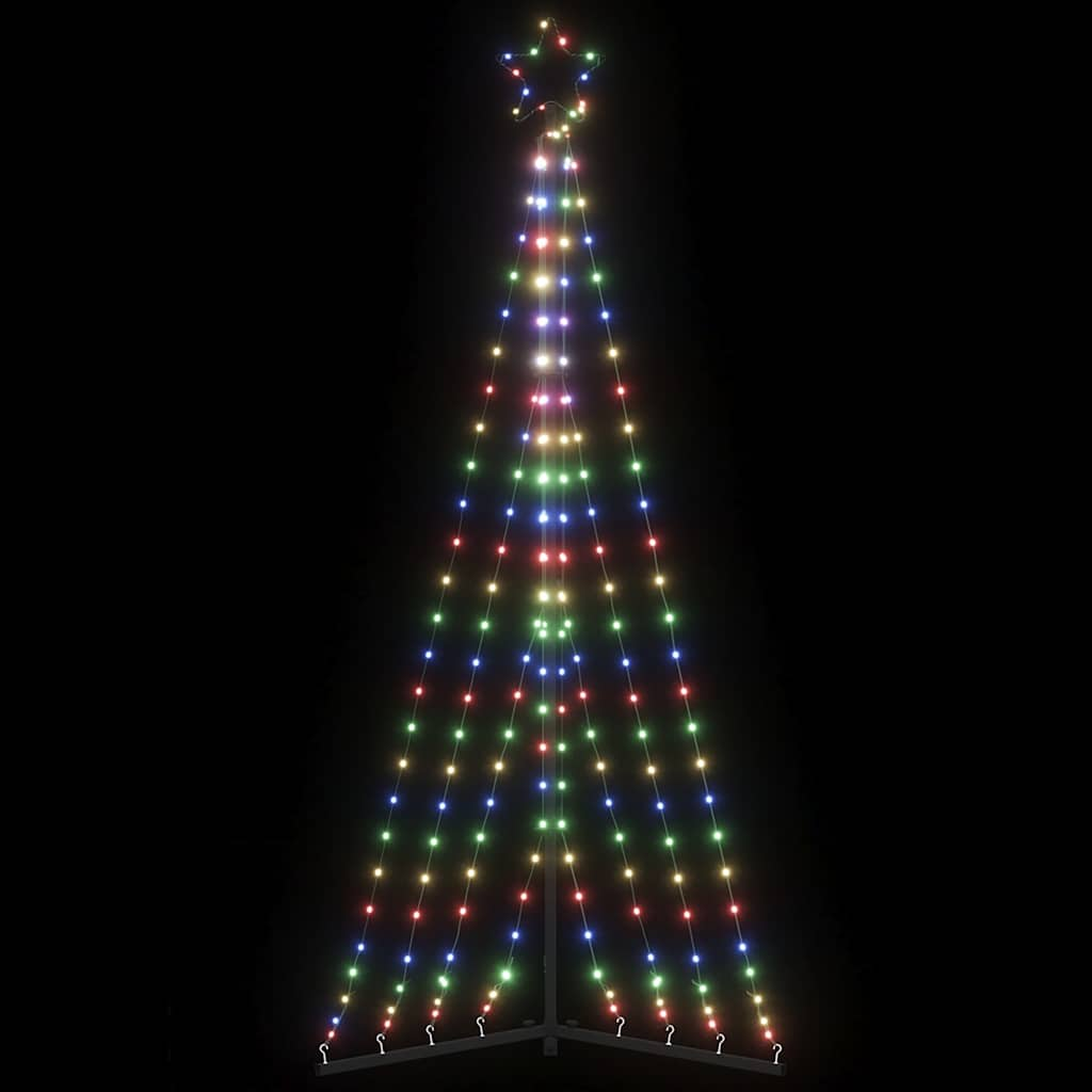 LED Christmas Tree 339 LEDs Colorful 187 cm