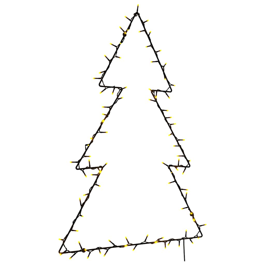 Christmas Lights Christmas Tree Silhouette 115 LEDs Warm White