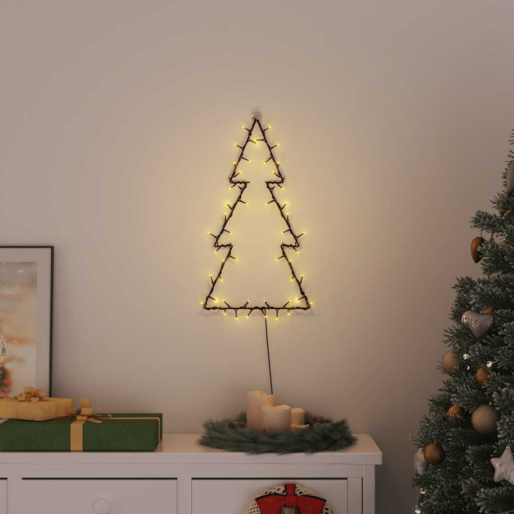 Christmas Lights Christmas Tree Silhouette 80 LEDs Warm White